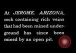 Image mine à ciel ouvert Jerome Arizona USA, 1927, de la seconde 4 séquences d'archives historiques vidéo 65675030407