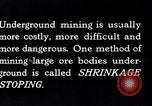 Image of shrinkage stoping Kennecott Alaska USA, 1927, second 17 stock footage video 65675030408