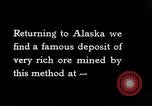 Image of shrinkage stoping Kennecott Alaska USA, 1927, second 20 stock footage video 65675030408