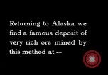 Image of shrinkage stoping Kennecott Alaska USA, 1927, second 22 stock footage video 65675030408