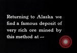 Image of shrinkage stoping Kennecott Alaska USA, 1927, second 25 stock footage video 65675030408