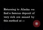 Image of shrinkage stoping Kennecott Alaska USA, 1927, second 29 stock footage video 65675030408