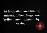Standbild Kupferminen Miami Arizona USA, 1927, aus Sekunde 3 historischem Filmmaterial Videoclip 65675030422