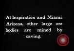 Standbild Kupferminen Miami Arizona USA, 1927, aus Sekunde 4 historischem Filmmaterial Videoclip 65675030422