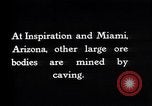 Standbild Kupferminen Miami Arizona USA, 1927, aus Sekunde 5 historischem Filmmaterial Videoclip 65675030422