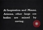 Standbild Kupferminen Miami Arizona USA, 1927, aus Sekunde 7 historischem Filmmaterial Videoclip 65675030422