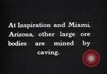 Standbild Kupferminen Miami Arizona USA, 1927, aus Sekunde 8 historischem Filmmaterial Videoclip 65675030422