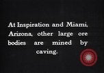 Standbild Kupferminen Miami Arizona USA, 1927, aus Sekunde 9 historischem Filmmaterial Videoclip 65675030422