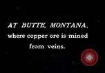 Standbild mine Arbeitnehmer Butte Montana USA, 1927, aus Sekunde 1 historischem Filmmaterial Videoclip 65675030429