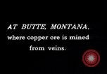 Standbild mine Arbeitnehmer Butte Montana USA, 1927, aus Sekunde 3 historischem Filmmaterial Videoclip 65675030429