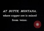 Standbild mine Arbeitnehmer Butte Montana USA, 1927, aus Sekunde 4 historischem Filmmaterial Videoclip 65675030429
