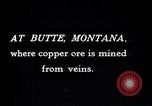 Standbild mine Arbeitnehmer Butte Montana USA, 1927, aus Sekunde 5 historischem Filmmaterial Videoclip 65675030429