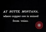 Standbild mine Arbeitnehmer Butte Montana USA, 1927, aus Sekunde 6 historischem Filmmaterial Videoclip 65675030429