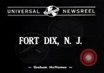 Standbild Fort Dix Bau New Jersey United States USA, 1939, aus Sekunde 1 historischem Filmmaterial Videoclip 65675030445