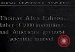 Image Thomas Edison Cérémonie de reconnaissance United States USA, 1928, de la seconde 1 séquences d'archives historiques vidéo 65675030453