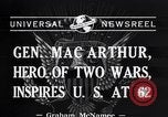 Image Douglas MacArthur France, 1918, de la seconde 8 séquences d'archives historiques vidéo 65675030455