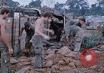 Image of 199th Light Infantry Brigade dismantles Fire Base Myron Cambodia, 1970, second 27 stock footage video 65675030459