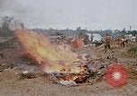 Image of dismantling Fire Base Myron Cambodia, 1970, second 21 stock footage video 65675030460