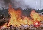 Image of dismantling Fire Base Myron Cambodia, 1970, second 38 stock footage video 65675030460