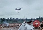 Image of bulldozer levels ground at Fire Base Myron Cambodia, 1970, second 48 stock footage video 65675030461