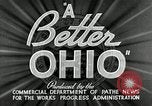 Standbild WPA Entwicklungen nach der großen Depression Ohio United States USA, 1937, aus Sekunde 9 historischem Filmmaterial Videoclip 65675030500