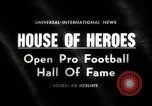 Standbild der Pro Football Hall of Fame Canton Ohio USA, 1963, aus Sekunde 1 historischem Filmmaterial Videoclip 65675030506