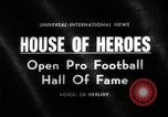 Standbild der Pro Football Hall of Fame Canton Ohio USA, 1963, aus Sekunde 3 historischem Filmmaterial Videoclip 65675030506
