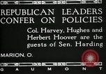 Standbild Senator Warren G Harding Marion Ohio USA, 1920, aus Sekunde 5 historischem Filmmaterial Videoclip 65675030508