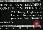 Standbild Senator Warren G Harding Marion Ohio USA, 1920, aus Sekunde 6 historischem Filmmaterial Videoclip 65675030508