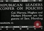 Standbild Senator Warren G Harding Marion Ohio USA, 1920, aus Sekunde 12 historischem Filmmaterial Videoclip 65675030508