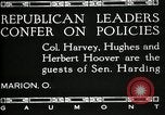 Standbild Senator Warren G Harding Marion Ohio USA, 1920, aus Sekunde 13 historischem Filmmaterial Videoclip 65675030508