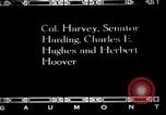 Standbild Senator Warren G Harding Marion Ohio USA, 1920, aus Sekunde 41 historischem Filmmaterial Videoclip 65675030508