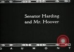 Standbild Senator Warren G Harding Marion Ohio USA, 1920, aus Sekunde 55 historischem Filmmaterial Videoclip 65675030508