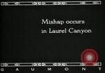 Image endommagé dirigeable Marine Hollywood California Laurel Canyon USA, 1920, de la seconde 25 séquences d'archives historiques vidéo 65675030509