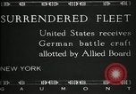 Standbild verzichtet deutschen Schiffe gezogene durch US Navy nach Ersten Weltkrieg New York United States USA, 1920, aus Sekunde 4 historischem Filmmaterial Videoclip 65675030510