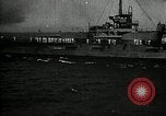 Standbild verzichtet deutschen Schiffe gezogene durch US Navy nach Ersten Weltkrieg New York United States USA, 1920, aus Sekunde 53 historischem Filmmaterial Videoclip 65675030510