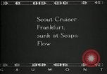 Standbild verzichtet deutschen Schiffe gezogene durch US Navy nach Ersten Weltkrieg New York United States USA, 1920, aus Sekunde 59 historischem Filmmaterial Videoclip 65675030510