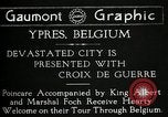 Standbild Präsident Raymond Poincaré Ieper Belgien, 1920, aus Sekunde 12 historischem Filmmaterial Videoclip 65675030511