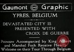 Standbild Präsident Raymond Poincaré Ieper Belgien, 1920, aus Sekunde 14 historischem Filmmaterial Videoclip 65675030511