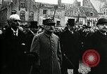 Standbild Präsident Raymond Poincaré Ieper Belgien, 1920, aus Sekunde 36 historischem Filmmaterial Videoclip 65675030511