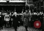 Standbild Präsident Raymond Poincaré Ieper Belgien, 1920, aus Sekunde 40 historischem Filmmaterial Videoclip 65675030511