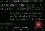 Immagine di Presidente W G Harding Fremont Ohio USA, 1919, secondo 1 filmato di repertorio 65675030513
