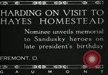 Immagine di Presidente W G Harding Fremont Ohio USA, 1919, secondo 4 filmato di repertorio 65675030513