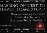 Immagine di Presidente W G Harding Fremont Ohio USA, 1919, secondo 11 filmato di repertorio 65675030513