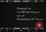 Immagine di Presidente W G Harding Fremont Ohio USA, 1919, secondo 21 filmato di repertorio 65675030513