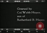 Immagine di Presidente W G Harding Fremont Ohio USA, 1919, secondo 22 filmato di repertorio 65675030513