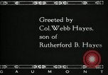 Immagine di Presidente W G Harding Fremont Ohio USA, 1919, secondo 24 filmato di repertorio 65675030513