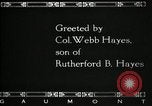 Immagine di Presidente W G Harding Fremont Ohio USA, 1919, secondo 25 filmato di repertorio 65675030513