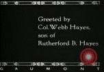 Immagine di Presidente W G Harding Fremont Ohio USA, 1919, secondo 27 filmato di repertorio 65675030513