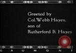 Immagine di Presidente W G Harding Fremont Ohio USA, 1919, secondo 28 filmato di repertorio 65675030513